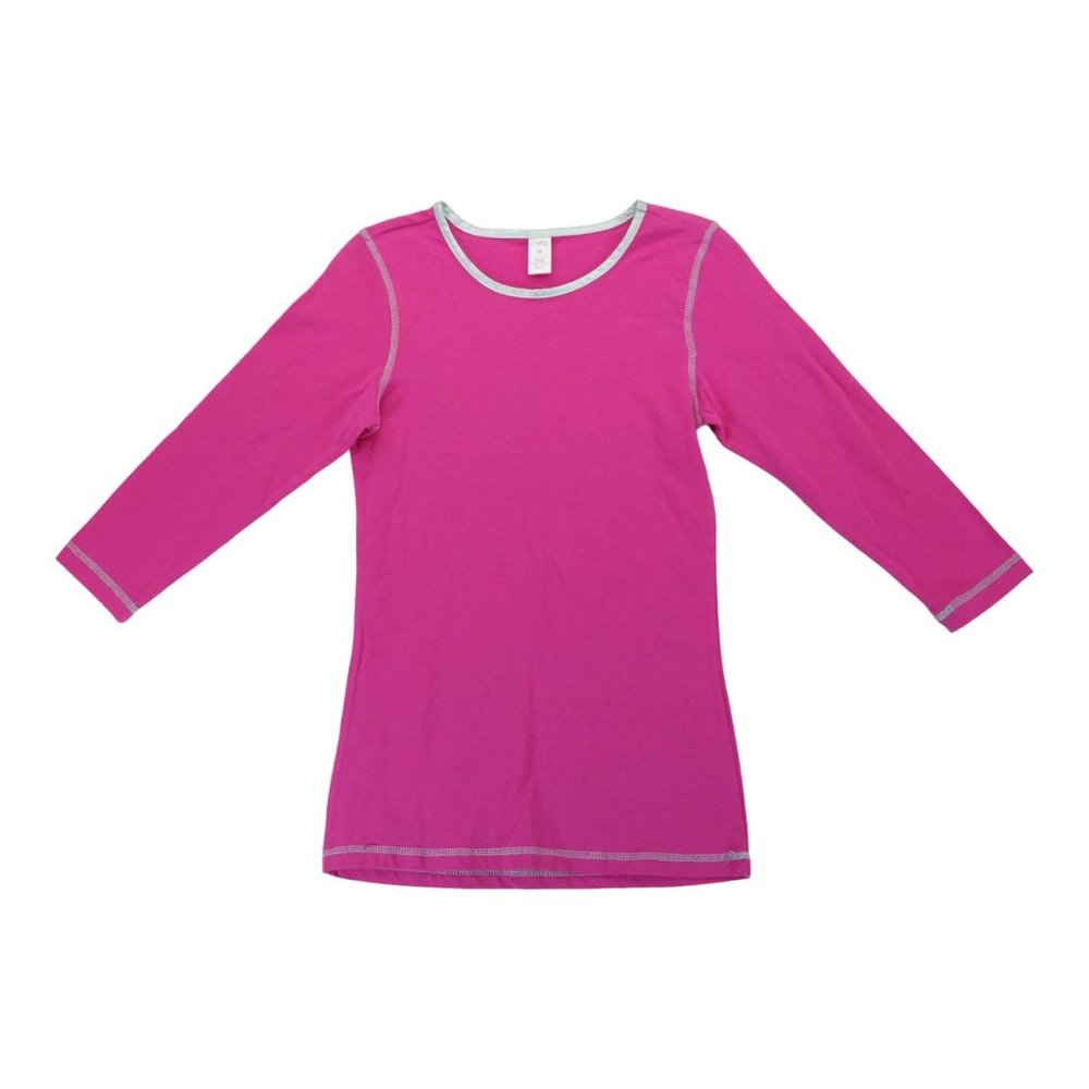 NWT Candie's Hot Pink Women's Long Sleeve Size Medium 95% Cotton 5% Spandex